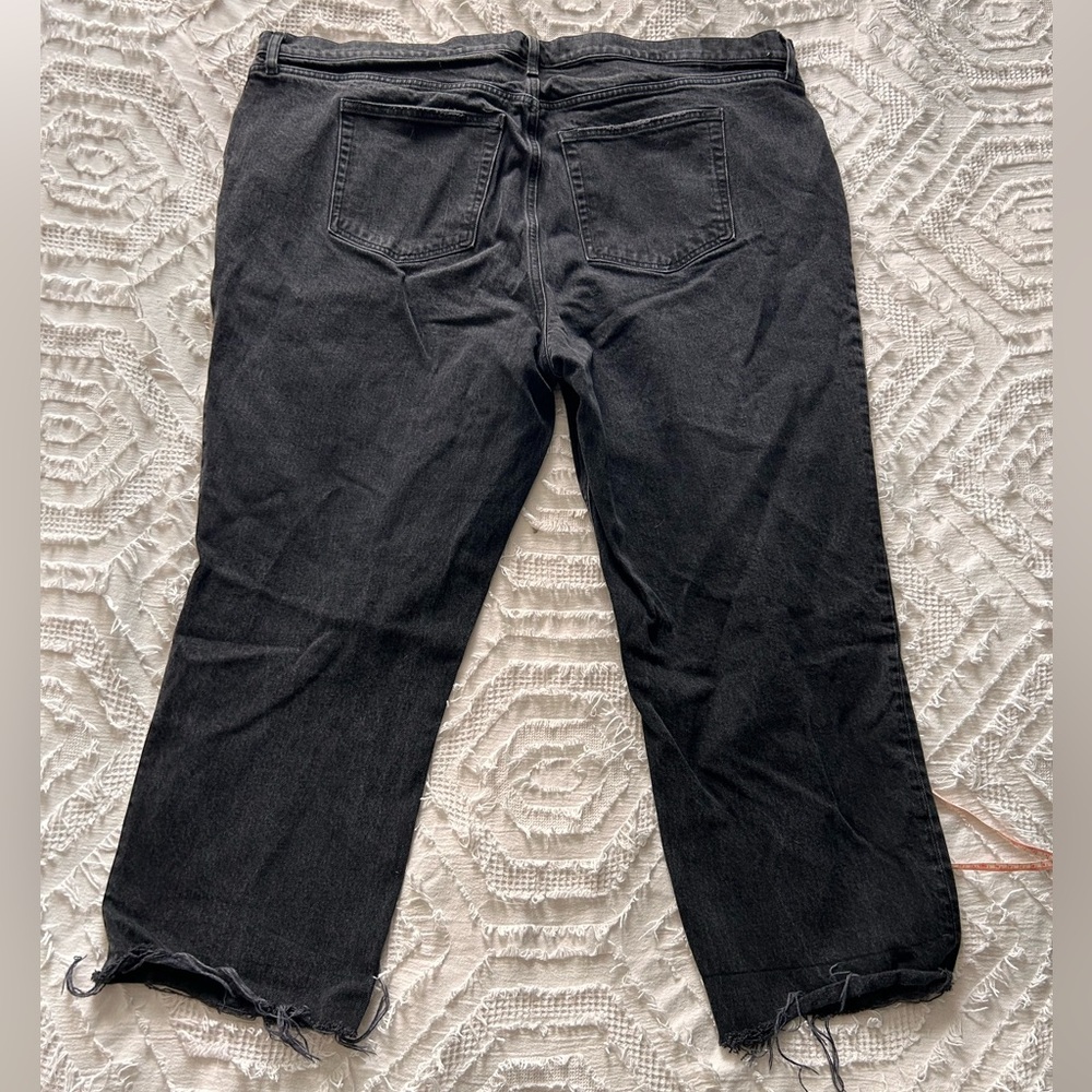 Abercrombie & Fitch The 90s Straight Ultra High Rise Black Jeans - Picture 2 of 5